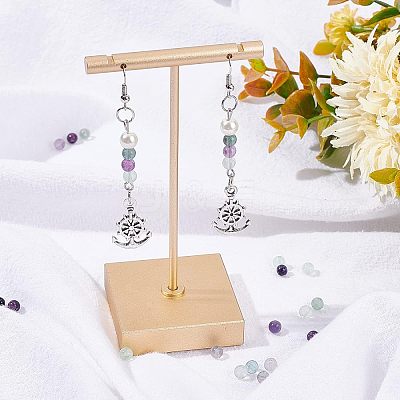 200Pcs Natural Fluorite Beads Strands G-OC0002-69A-1