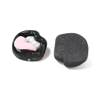 Funny Opaque Resin Cabochons CRES-D312-01C-1