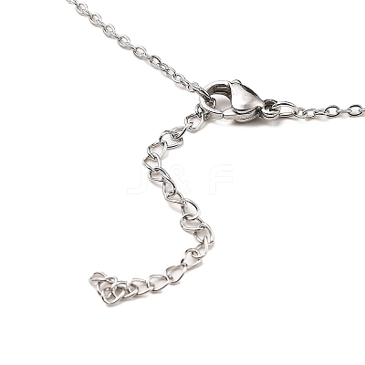 Non-Tarnish Stainless Steel Pendants Necklaces NJEW-K267-01D-P-1