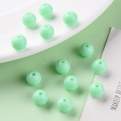 Opaque Acrylic Beads MACR-S370-C8mm-A05-1