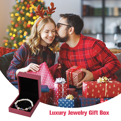 3Pcs 3 Styles PU Leather Jewelry Storage Boxes Sets with Velvet Inside CON-DC0001-05-1