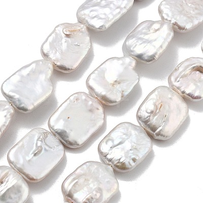 Natural Baroque Keshi Pearl Beads Strands PEAR-P064-01C-09A-1