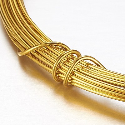 Round Aluminum Craft Wire AW-D009-2mm-5m-14-1