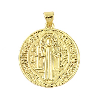 Rack Plating Brass Pendants KK-S380-34G-04-1