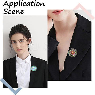 DIY Blank Dome Brooch Making Kit DIY-SC0023-85-1