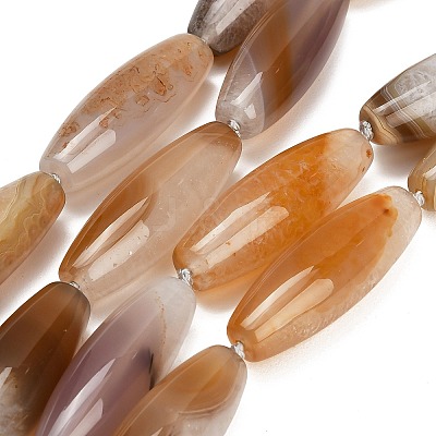 Natural Agate Beads Strands G-L654-G20-01A-1