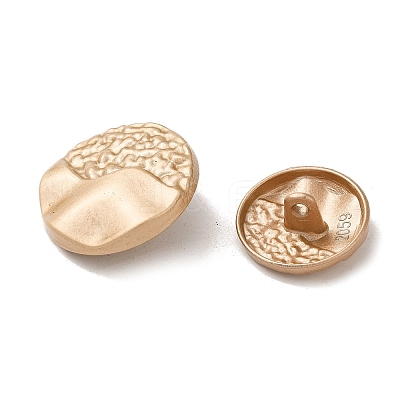 40Pcs 4 Style Alloy Shank Buttons BUTT-FG0001-05-1
