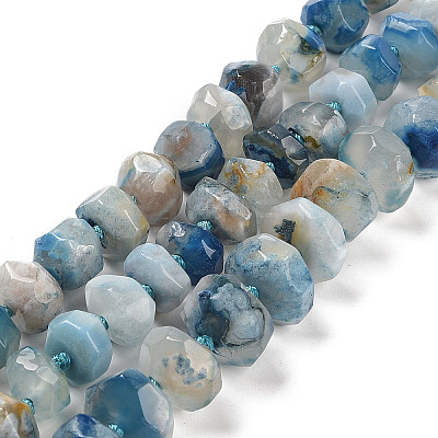 Natural Cherry Blossom Agate Beads Strands G-P535-I02-01A-1