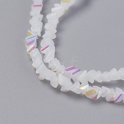Imitation Jade Glass Beads Strands GLAA-F092-C05-1