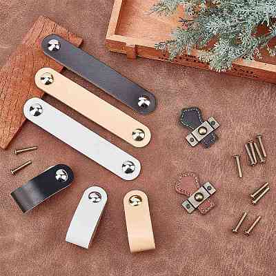 PU Leather Door Handles FIND-WH0052-52B-1