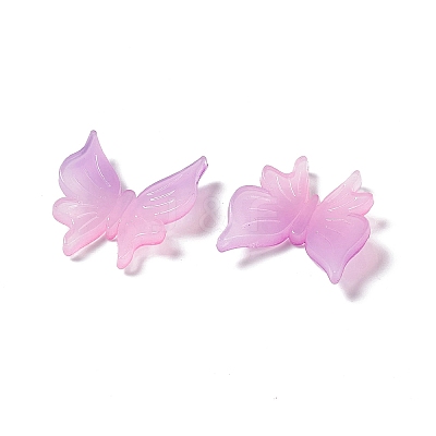 Two Tone Opaque Acrylic Cabochons OACR-C009-11C-1