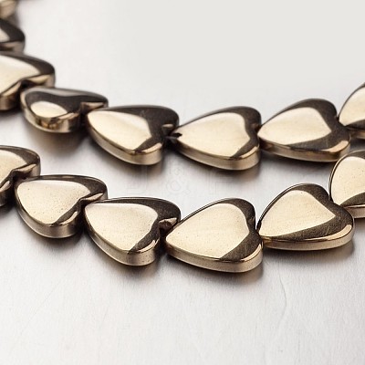 Electroplate Non-magnetic Synthetic Hematite Bead Strands G-F300-22C-06-1