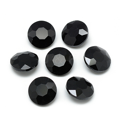 Pointed Back Glass Rhinestone Cabochons RGLA-T029-10mm-23-1