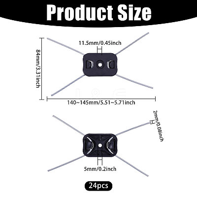 Plastic & Steel Replacement Heads for Electric Cordless Lawn Mower FIND-WH0173-350B-1