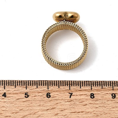 304 Stainless Steel Finger Rings for Women RJEW-K258-11G-1