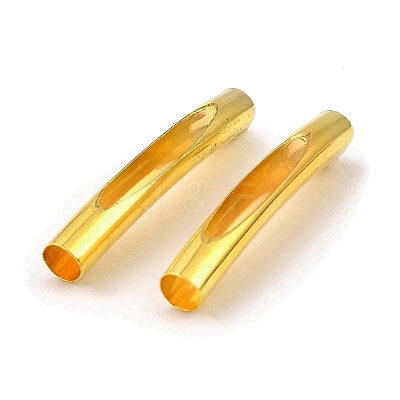 Brass Tube Beads KK-D040-01G-1