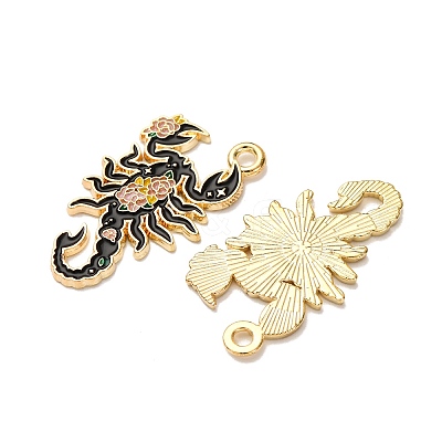 Alloy Enamel Pendants X1-FIND-H051-08G-1