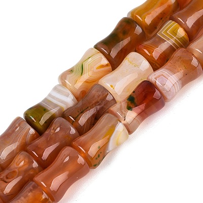 Natural Agate Beads Strands G-Q606-61-1