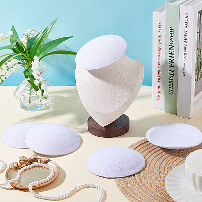 Cloth Round Fascinator Hat Base for Millinery Magic AJEW-WH0270-739A-1