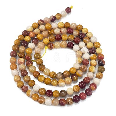Natural Mookaite Beads Strands X-G-M438-A05-01-1