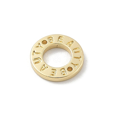 Brass Connector Charms KK-E791-23G-1