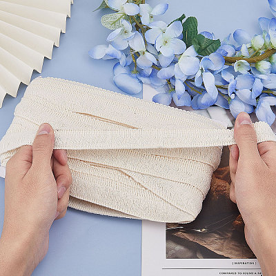 Polyester Tassel Fringe Trimming OCOR-WH0090-006A-1