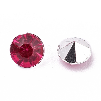 Imitation Taiwan Acrylic Rhinestone Pointed Back Cabochons GACR-A003-5mm-38-1