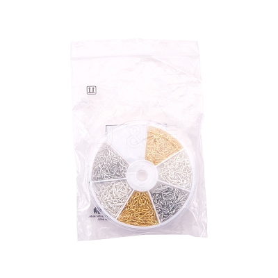 1 Box Three Colors Iron Screw Eye Pin Peg Bails IFIN-X048-02-1