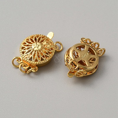 Brass Box Clasps LS-KK-WH0079-16C-G-1