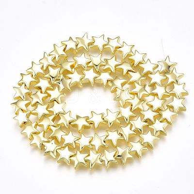 Electroplate Non-magnetic Synthetic Hematite Beads Strands X-G-T061-182G-1