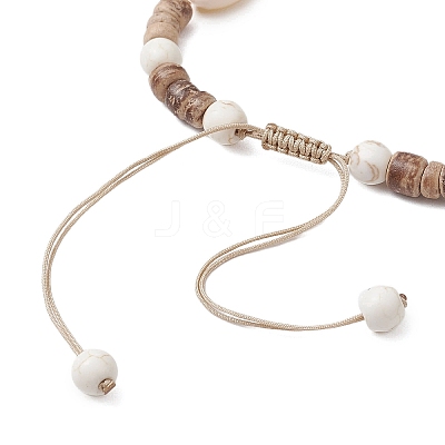 Summer Beach Starfish Turtle Adjustable Anklets AJEW-AN00634-02-1