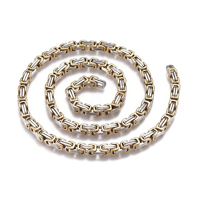 304 Stainless Steel Byzantine Chains CHS-K010-03A-PG-1