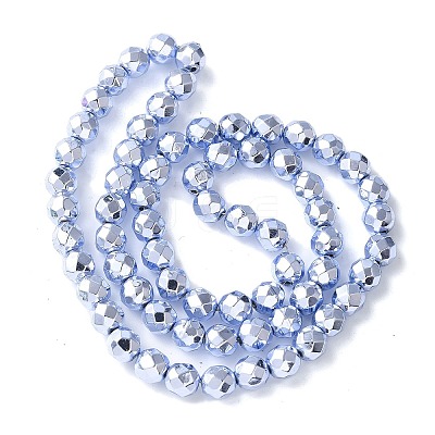 Electroplated Synthetic Non-magnetic Hematite Beads Strands G-B132-B01-01G-1