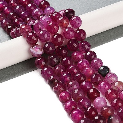 Natural Agate Beads Strands G-M437-C01-01F-1