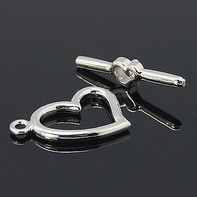 Brass Toggle Clasps KK-H648-N-1