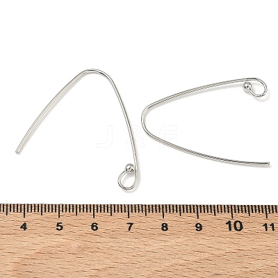 Brass Earring Hooks KK-G557-50P-1