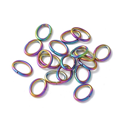 Ion Plating(IP) 304 Stainless Steel Open Jump Rings STAS-F221-40MC-B-1