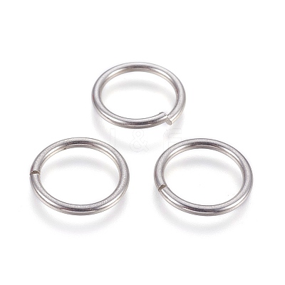 Tarnish Resistant 304 Stainless Steel Saw Cut Open Jump Rings STAS-P212-25P-04-1