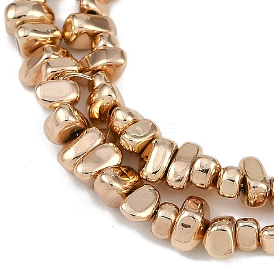 Electroplated Synthetic Non-magnetic Hematite Beads Strands G-I364-B01-LG-1