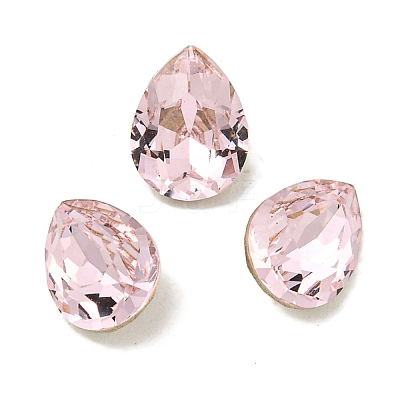 Glass Rhinestone Cabochons RGLA-L029-19C-223-1