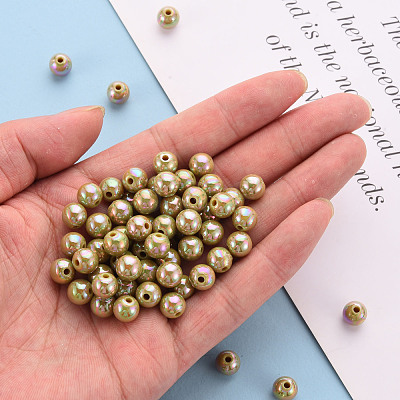 Opaque Acrylic Beads MACR-S370-D8mm-29-1
