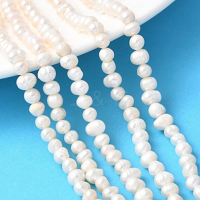 Natural Cultured Freshwater Pearl Beads Strands PEAR-I007-07O-07A-1
