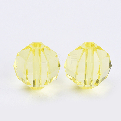 Transparent Acrylic Beads TACR-Q256-8mm-V21-1