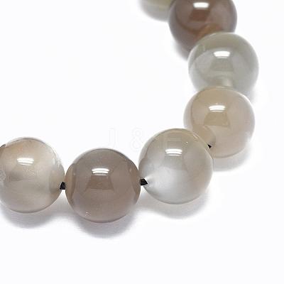 Natural Grey Moonstone Beads Strands G-F632-29-02-1