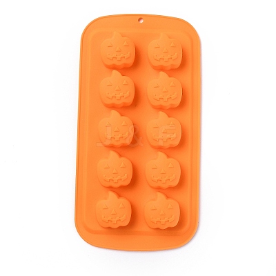 Halloween Jack-O-Lantern Shape Food Grade Silicone Molds DIY-H126-02-1