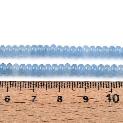 Dyed Natural White Jade Beads Strands X-G-T139-57A-05-1
