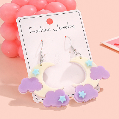 Acrylic Dangle Earrings FS-WGAC2E8-02-1