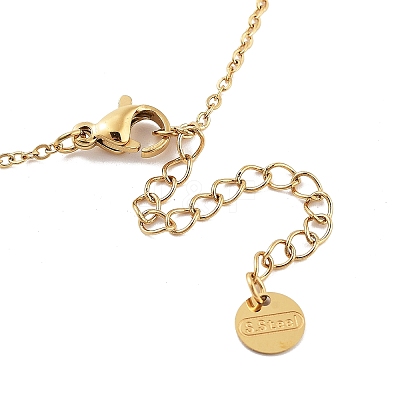 304 Stainless Steel Necklace NJEW-K252-09G-06-1