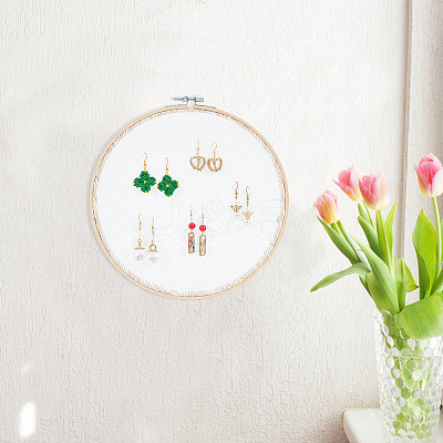 Lace Disc Earring Organizer Holder DIY-WH0399-64B-1