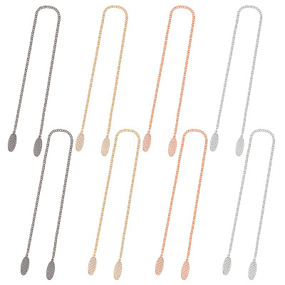 8Pcs 4 Style Alloy Napkin Clip AJEW-OC0004-44-1
